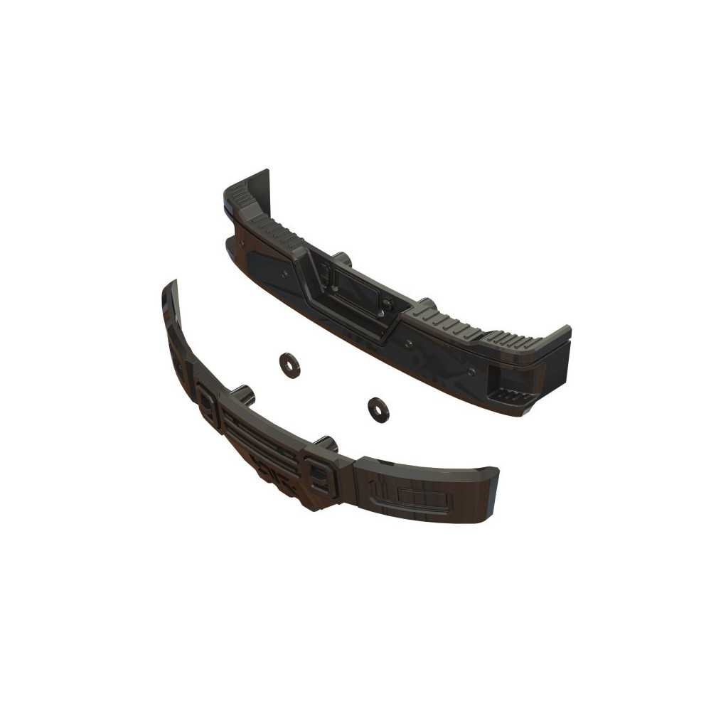 Arrma Bumper Set Black Chrome ARA320461 Arrma Bumper Set Black Chrome ARA320461