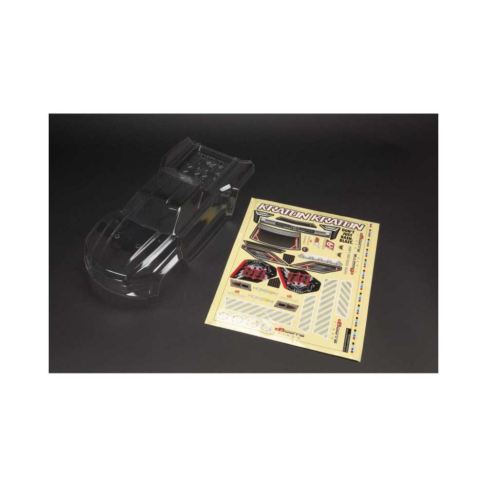 Arrma Clear Body with Decals: KRATON 6S BLX ARA406158