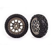 Ruedas 2.2 anaconda cromo negro Traxxas TRX2479T