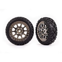 Ruedas 2.2 anaconda cromo negro Traxxas TRX2479T