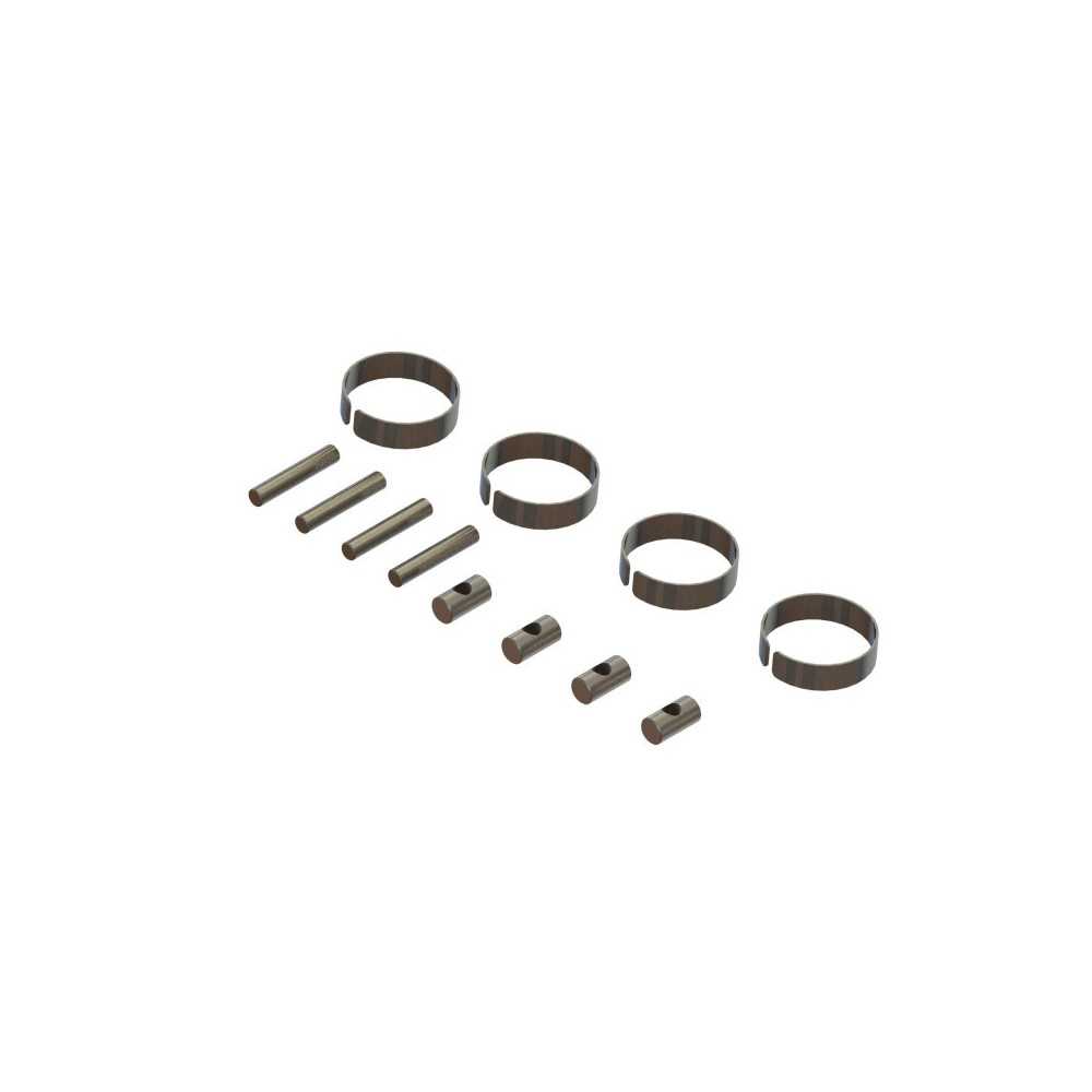 Arrma CVD Driveshaft Metal Fittings 2 ARA311150