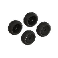 Arrma dBoots '2-HO' Tire Set Glued Black 2 Pairs ARA550114