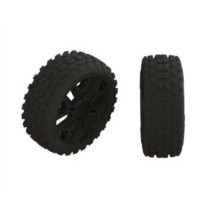 Arrma Dboots '2HO' Tire Set Glued Gun Metal 2 ARA550088