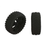 Arrma Dboots '2HO' Tire Set Glued Gun Metal 2 ARA550088