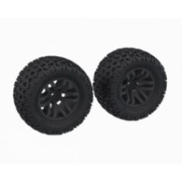 Arrma dBoots 'FORTRESS MT' Tire Set Glued Black 2 ARA-1608