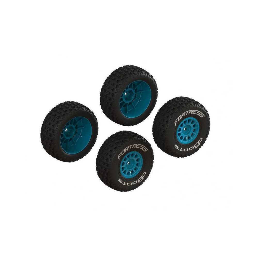 Arrma dBoots 'FORTRESS' Glued Tire Set Blue 2 Pairs ARA-1571 Arrma dBoots 'FORTRESS' Glued Tire Set Blue 2 Pairs ARA-1571