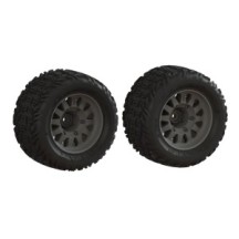 Arrma dBoots 'Katar' Tire Set Glued 2 ARA-1553