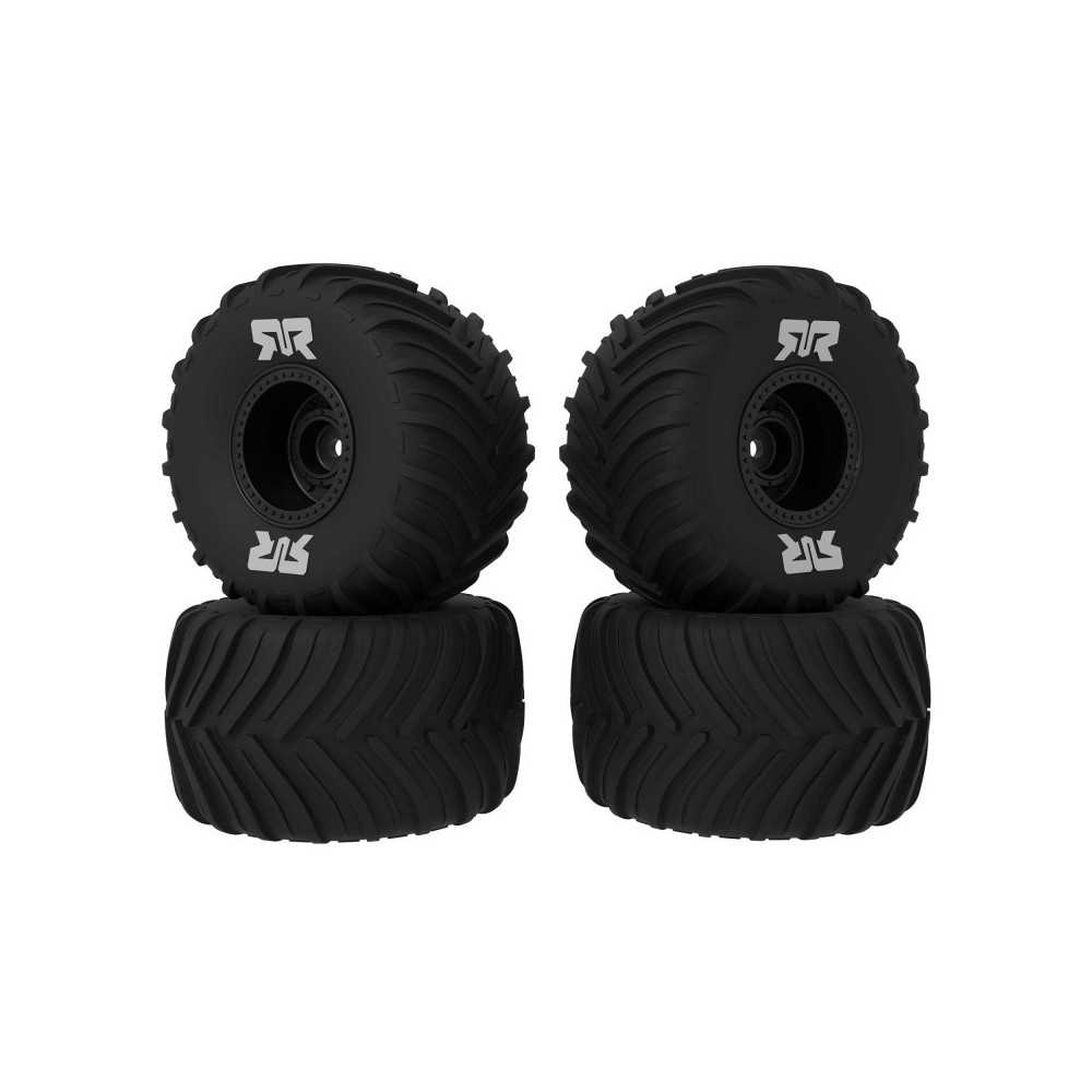Arrma dBoots Chevron Mounted Tire Set Glued Black 2 Pairs: GROM ARA-3115 Arrma dBoots Chevron Mounted Tire Set Glued Black 2 Pairs: GROM ARA-3115