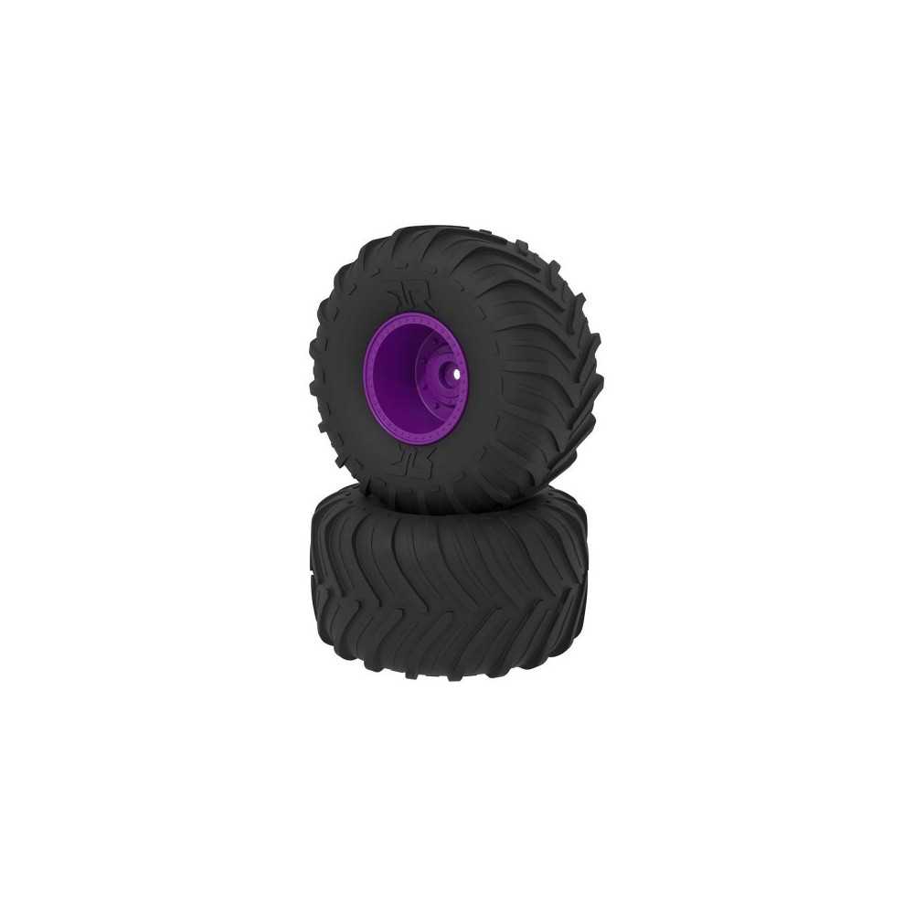 Arrma dBoots Chevron MT Tire Set Glued Purple ARA-2535 Arrma dBoots Chevron MT Tire Set Glued Purple ARA-2535