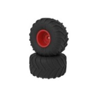 Arrma dBoots Chevron MT Tire Set Glued Red ARA-2534