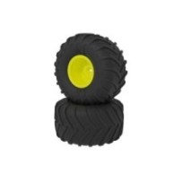 Arrma dBoots Chevron MT Tire Set Glued Yellow ARA-2536