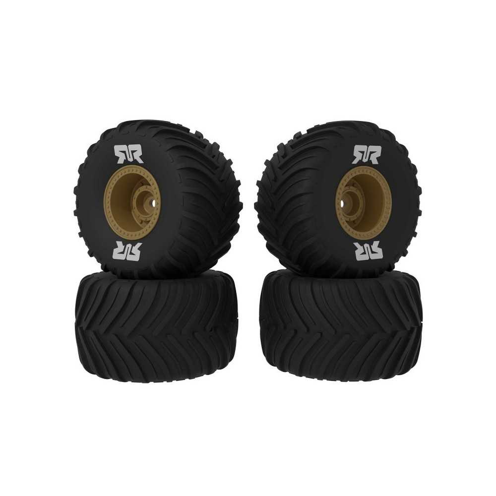 Arrma dBoots Chevron MT Tire Set Glued Bronze 2 Pairs: GROM ARA-2586
