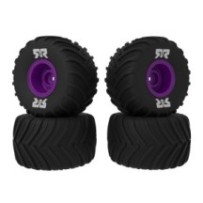 Arrma dBoots Chevron MT Tire Set Glued Purple 2 Pairs: GROM ARA-2611