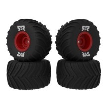 Ruedas dBoots Chevron MT rojas GROM Arrma ARA-2585