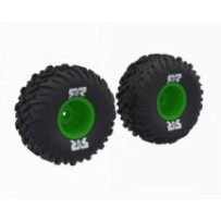 Arrma dBoots Cut Chevron MT Tire Set Glued Green ARA-2575