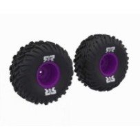 Arrma dBoots Cut Chevron MT Tire Set Glued Purple ARA-2576