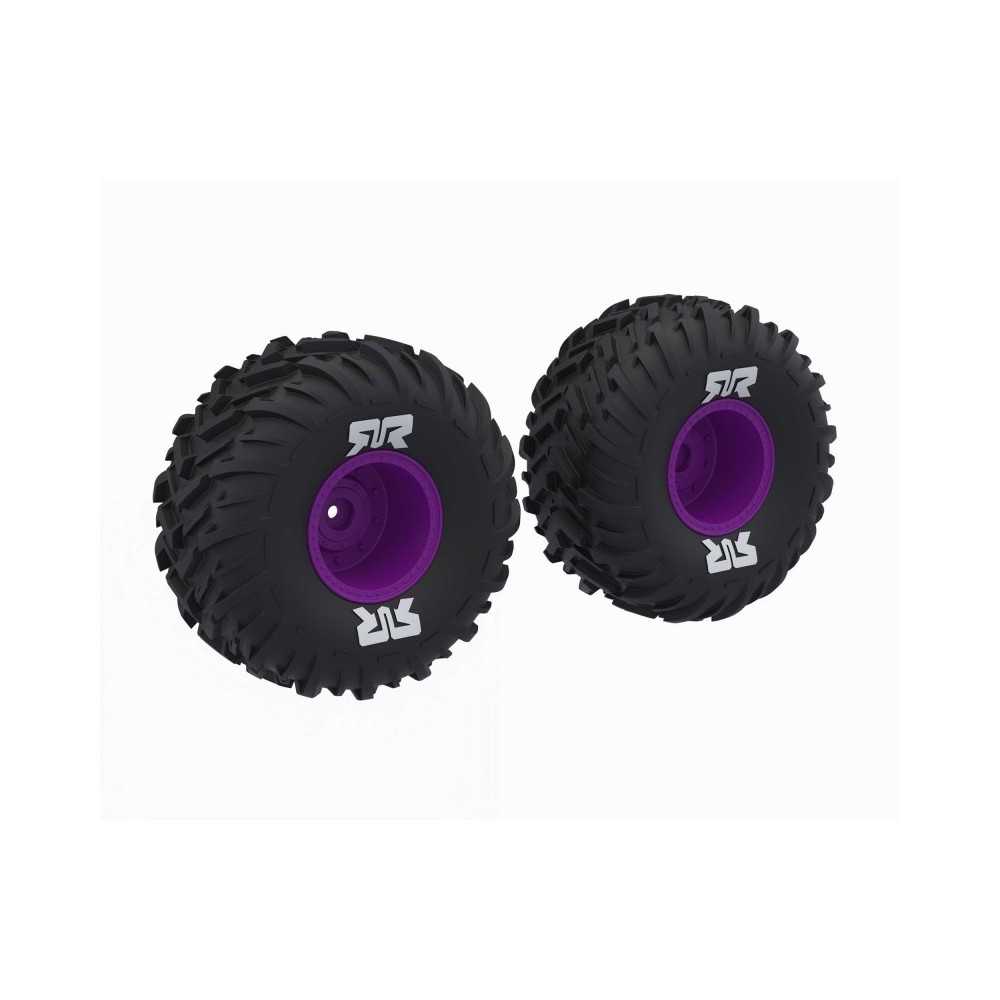 Arrma dBoots Cut Chevron MT Tire Set Glued Purple ARA-2576 Arrma dBoots Cut Chevron MT Tire Set Glued Purple ARA-2576