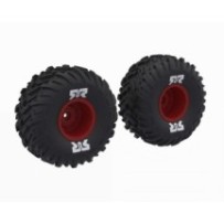 Arrma dBoots Cut Chevron MT Tire Set Glued Red ARA-2574