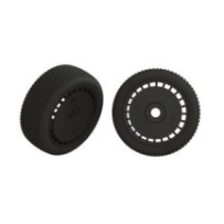 Arrma dBoots Exabyte Glued Tire Set Black 2 ARA550098