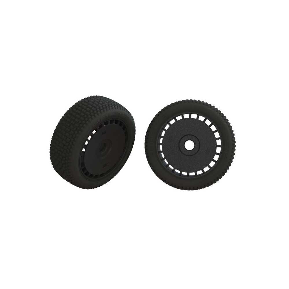 Arrma dBoots Exabyte Glued Tire Set Black 2 ARA550098 Arrma dBoots Exabyte Glued Tire Set Black 2 ARA550098