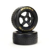 Arrma dBoots Hoons 42-100 2.9 Pre-Mounted Belted Tires Gold 17mm Hex 5-Spoke 2 ARA550071
