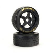 Arrma dBoots Hoons 42-100 2.9 Pre-Mounted Belted Tires Gold 17mm Hex 5-Spoke 2 ARA550071