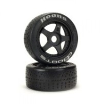 Arrma dBoots Hoons 42-100 2.9 Pre-Mounted Belted Tires Silver 17mm Hex 5-Spoke 2 ARA550070