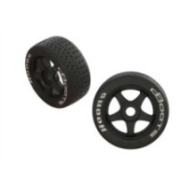 Arrma dBoots Hoons 42-100 2.9 Pre-Mounted Belted Tires White 17mm Hex 5-Spoke 2 ARA550062