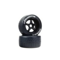 Arrma dBoots Hoons 53-107 2.9 Pre-Mounted Belted Tires Silver 17mm Hex 5-Spoke 2 ARA550084