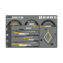 Ruedas premontadas plateadas dBoots Hoons 53-107 Arrma