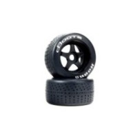 Arrma dBoots Hoons 53-107 2.9 Pre-Mounted Belted Tires White 17mm Hex 5-Spoke 2 ARA550073