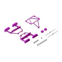 Arrma Desert Truck Body Roll Cage Set Purple: GROM ARA-1568