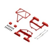 Arrma Desert Truck Body Roll Cage Set Red: GROM ARA320820