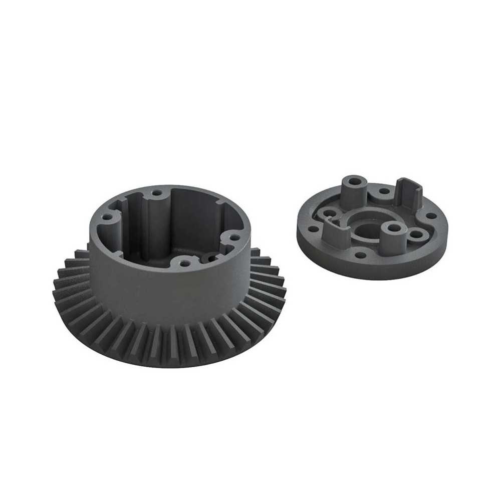 Arrma Differential Case Set 37T Main Gear: BLX 3S ARAC4022 Arrma Differential Case Set 37T Main Gear: BLX 3S ARAC4022