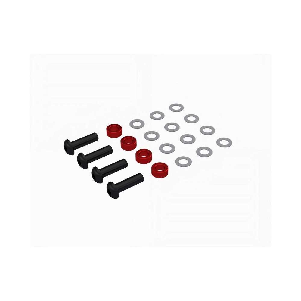 Arrma Droop Screw set 4Pcs ARA-2804 Arrma Droop Screw set 4Pcs ARA-2804