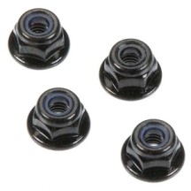 Tuercas de seguridad con brida 4 mm Arrma ARAC9810