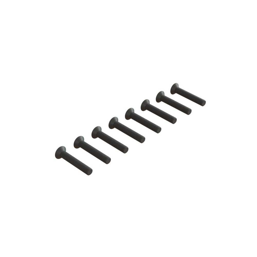 Arrma Flat Head Hex Machine Screw M3x18mm 10 ARA722318 Arrma Flat Head Hex Machine Screw M3x18mm 10 ARA722318