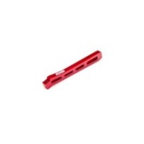 Arrma Front Center Aluminum Chassis Brace 118mm Red: EXB ARA320565
