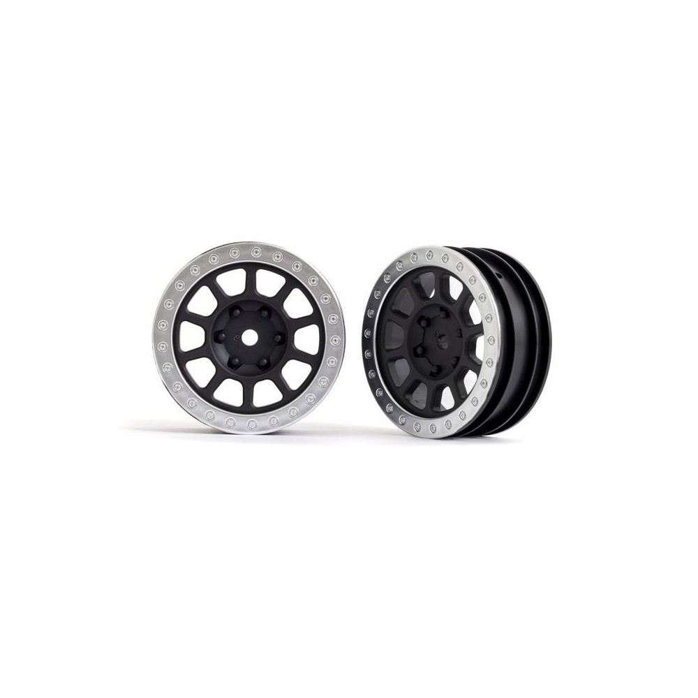 Llantas delanteras 2.2 beadlock gris grafito Traxxas Llantas delanteras 2.2 beadlock gris grafito Traxxas