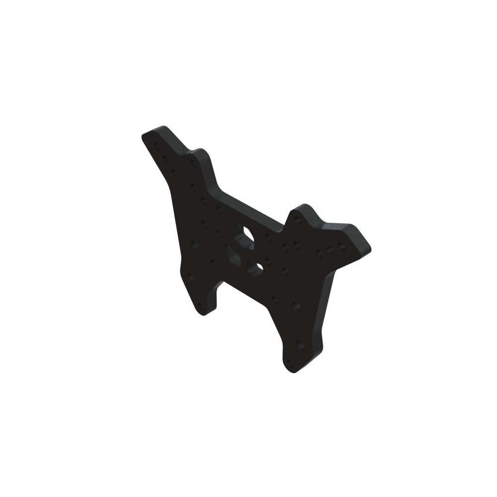 Arrma Front Shock Tower Aluminum Black ARA320686 Arrma Front Shock Tower Aluminum Black ARA320686