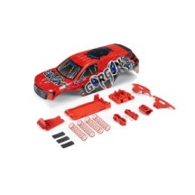 Arrma GORGON Painted Decaled Body Set Red ARA402351