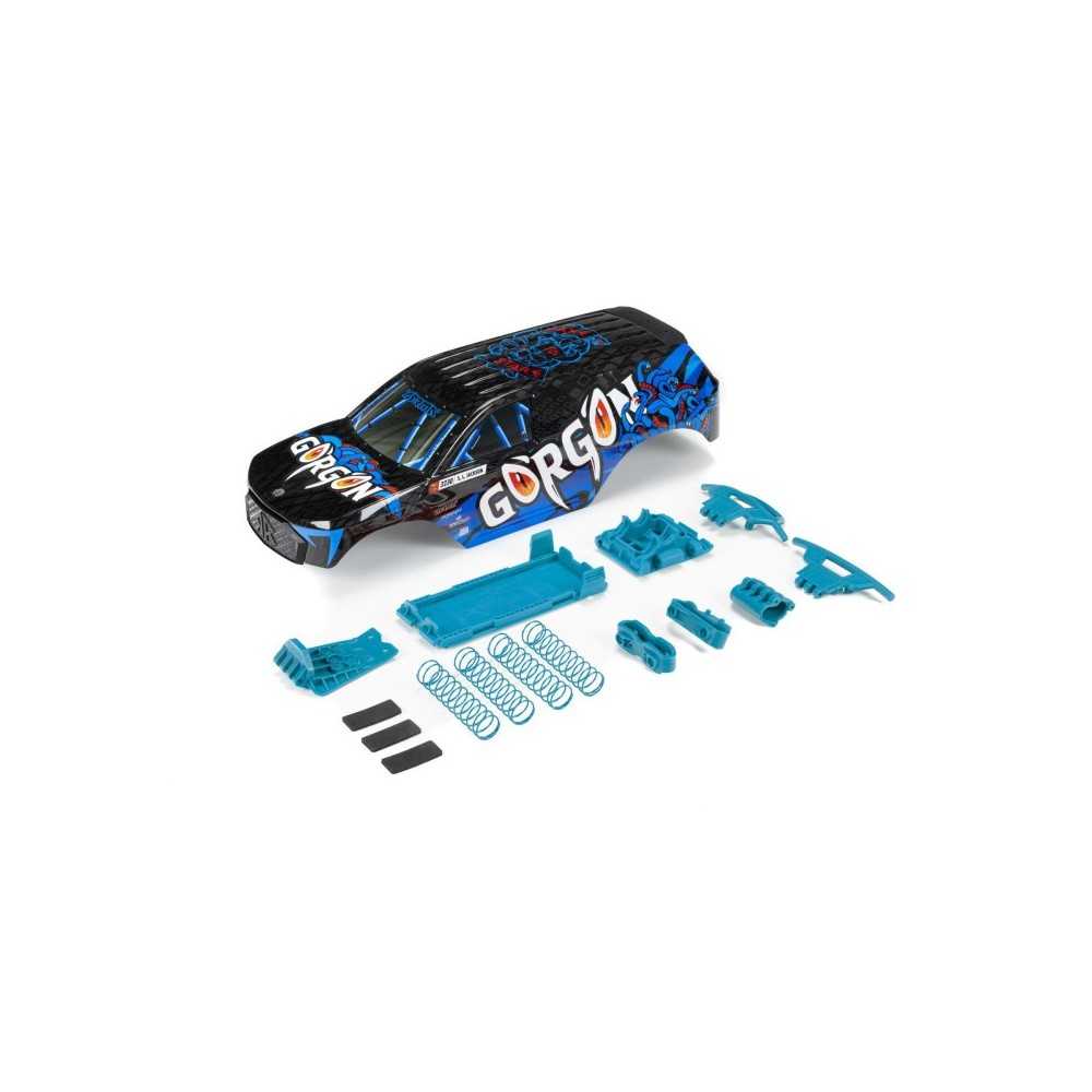 Arrma GORGON Painted Decaled Trimmed Body Set Blue ARA402355 Arrma GORGON Painted Decaled Trimmed Body Set Blue ARA402355