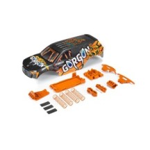 Arrma GORGON Painted Decaled Trimmed Body Set Orange ARA402357