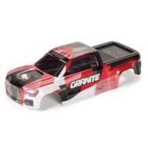 Arrma GRANITE Clipless Painted Decaled Trimmed Body Red ARA-1622