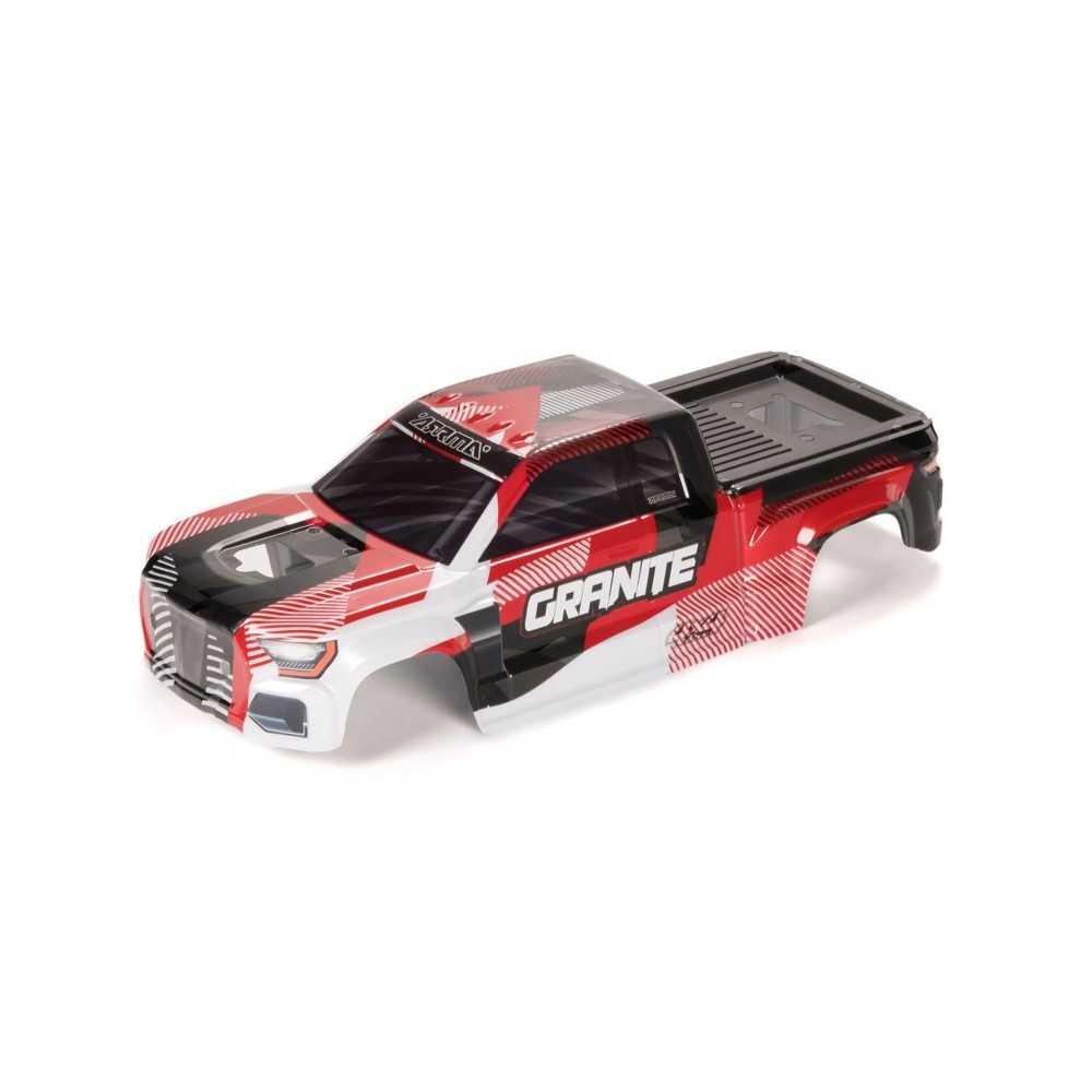 Arrma GRANITE Clipless Painted Decaled Trimmed Body Red ARA-1622 Arrma GRANITE Clipless Painted Decaled Trimmed Body Red ARA-1622