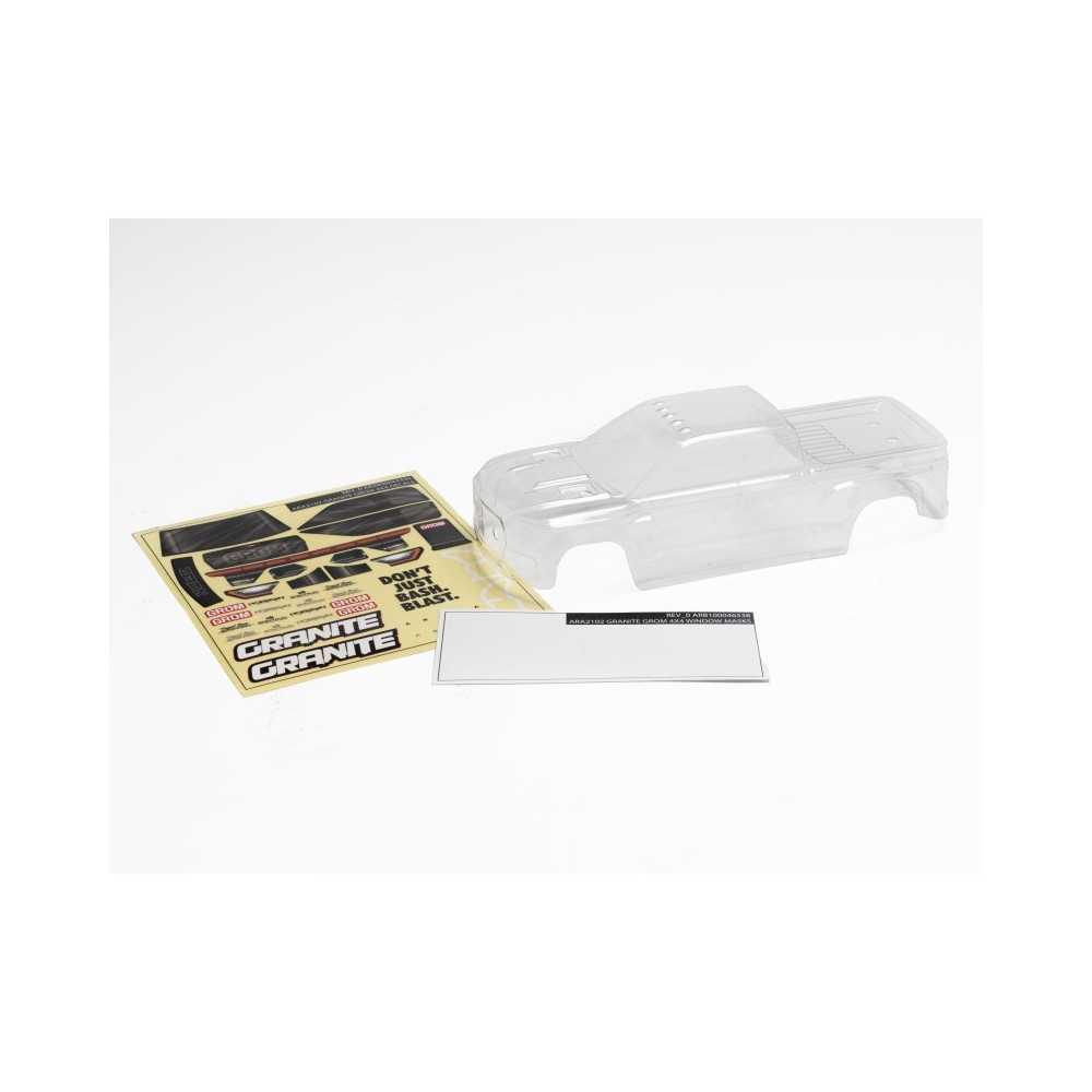 Carrocería Granite GROM transparente Arrma ARA412004 Carrocería Granite GROM transparente Arrma ARA412004