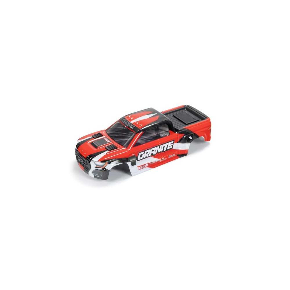 Carrocería Granite GROM roja y camuflaje Arrma ARA412002 Carrocería Granite GROM roja y camuflaje Arrma ARA412002
