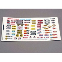Traxxas Decal sheet racing sponsors TRX2514