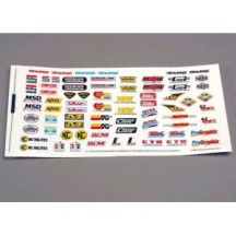 Traxxas Decal sheet racing sponsors TRX2514