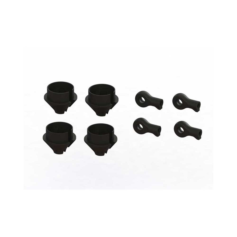 Arrma HD Shock Rod End and Spring Cup Set 2 Pair ARA330608 Arrma HD Shock Rod End and Spring Cup Set 2 Pair ARA330608